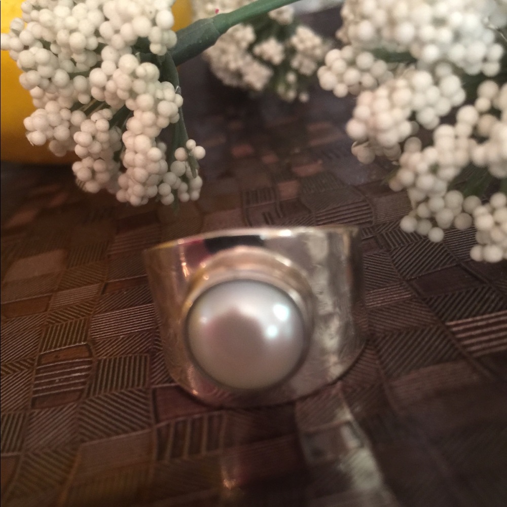 Pearl Ring Sterling Silver 925